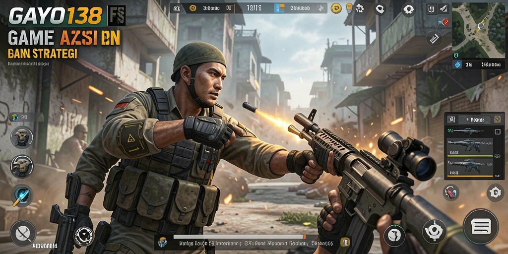 Gameplay <strong>GAYO138</strong> yang intens dan mendebarkan saat menembak musuh.