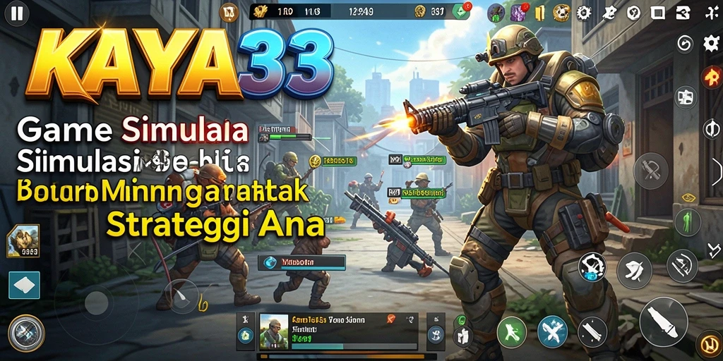 Tampilan gameplay KAYA33 dalam simulasi manajemen yang seru.