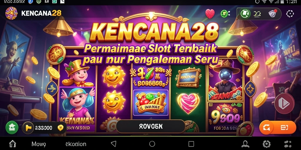 Tampilkan gameplay KENCANA28 yang mendebarkan dan penuh warna.