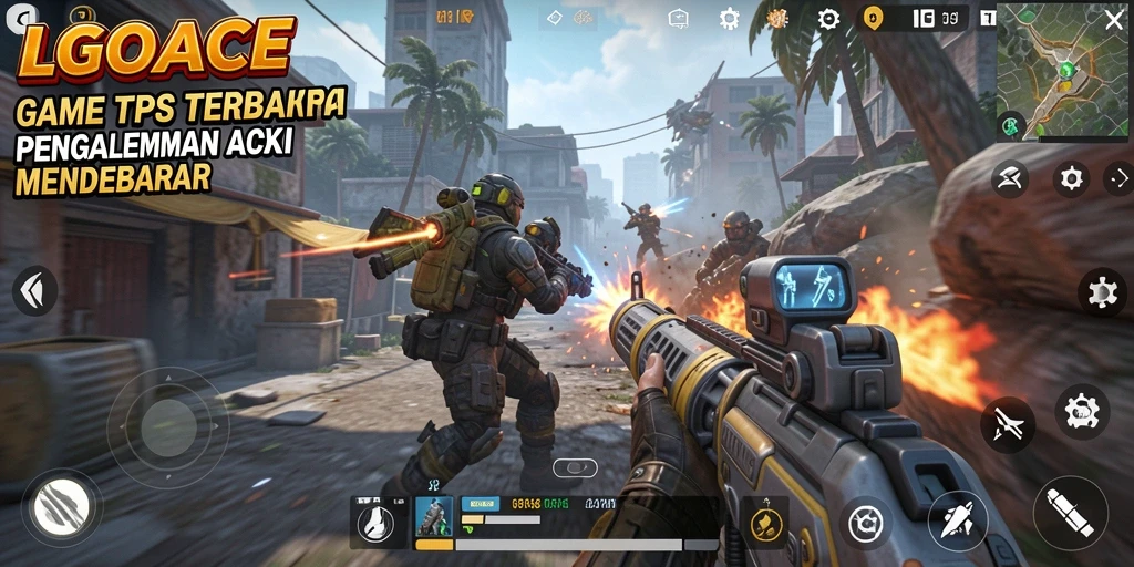 Gameplay mendebarkan dari LGOACE dalam aksi TPS.
