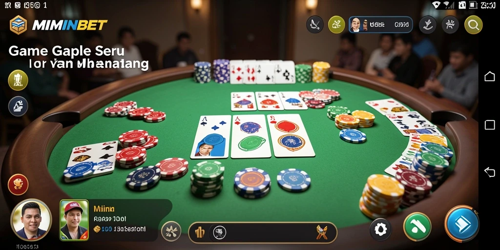 Tampilan gameplay seru dan interaktif MIMINBET.