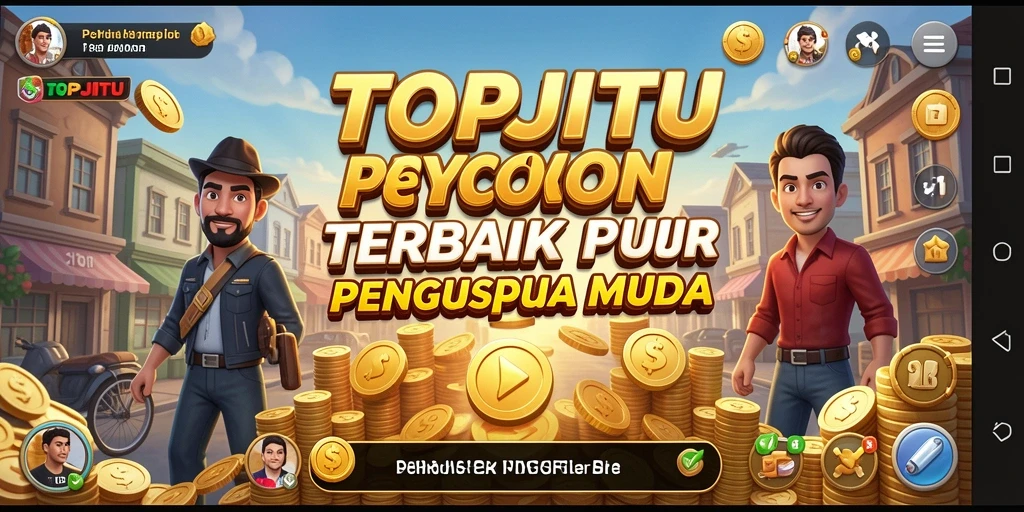 Tampilan gameplay menarik dari game Tycoon TOPJITU.